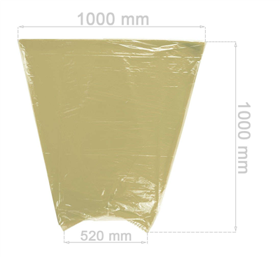 Redats LDPE, Žluté pytle na pneumatiky, sada 100 ks, 52 cm, 04-03-50