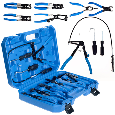 Sada kleští na hadicové spony - 9 kusů F02099, TA1019