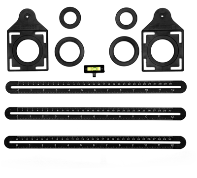 Šablony a stavební pravítka pro vrtání do obkladů, TA4116
