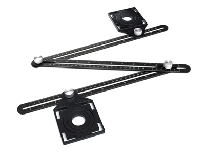 Šablony a stavební pravítka pro vrtání do obkladů, TA4116