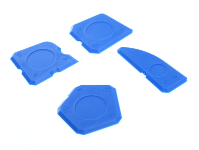 Špachtle (stěrky) na silikon, sada 4 ks, TA4136