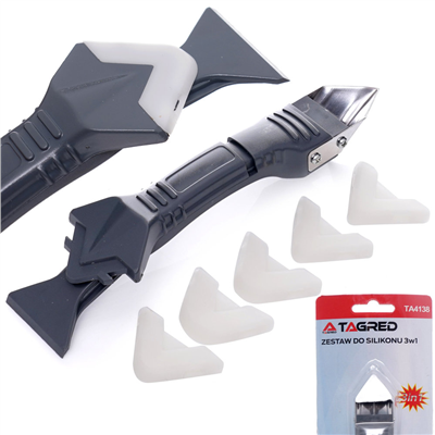Špachtle na aplikaci i odstranění silikonu s 5 koncovkami, TA4138
