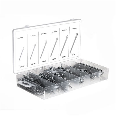 Závlačky, sada 555 ks, TA1065