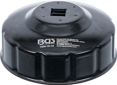 BGS 1039-76-12, Klíč na olejové filtry 12hranný O 76 mm pro Fiat, Mercedes-Benz, Renault