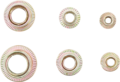 BGS 14126, Sada nýtovacích matic pozinkovaná ocel 150dílná