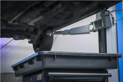 BGS 9997, Víceúčelová vana s vylévací hubicí černá 50 l