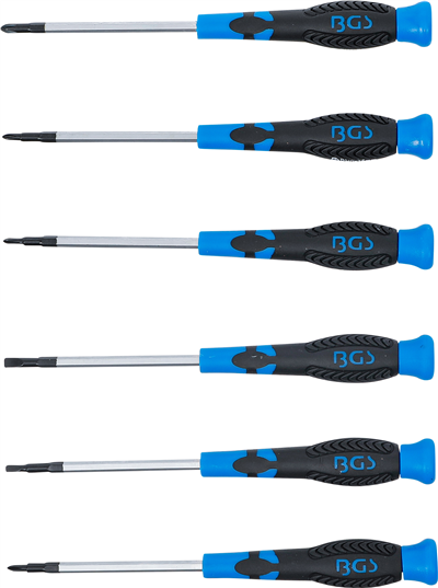 BGS 9151, Sada přesných šroubováků 6dílná