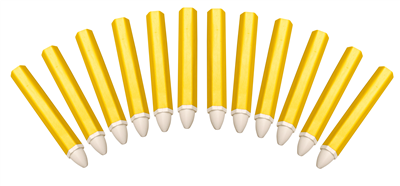 BGS 8822, Voděodolné popisovače bílé 12 ks