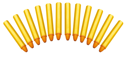 BGS 8823, Voděodolné popisovače žluté 12 ks