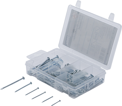 BGS 88130, Sada hřebíků / drátěných hřebíků 200dílná