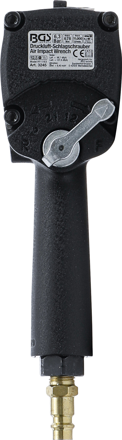 BGS 3245, Pneumatický rázový utahovák 12,5 mm (1/2