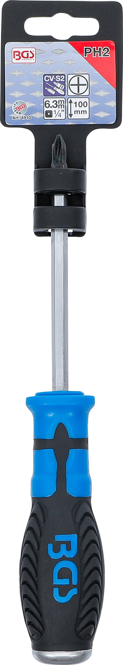BGS 4910, Šroubovák křížový PH2 Délka čepele 100 mm