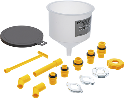 BGS 70000, Sada plnicích nálevek pro chladicí kapalinu 12dílná