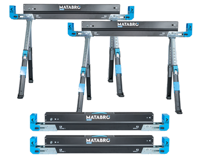 Matabro MB-SAW, Skládací stavební podpěry, kozy 2ks
