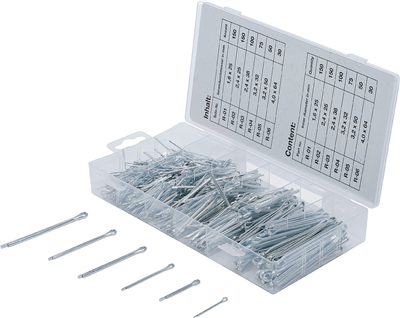 BGS 8048, Sada závlaček O 1,6 - 4,0 mm 555dílná