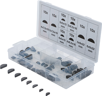 BGS 8117, Souprava klínových per 80dílná