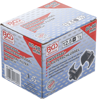 BGS 8396, Univerzální klíč na olejové filtry 12,5 mm (1/2