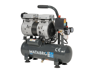 Matabro MB-K201, Bezolejový kompresor 6l, 230V 550W