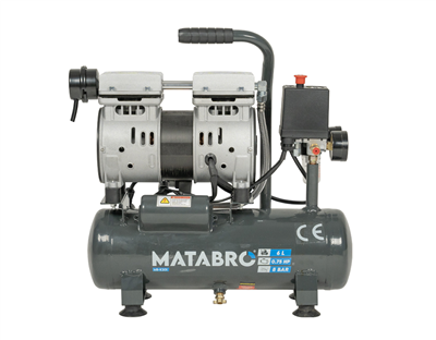 Matabro MB-K201, Bezolejový kompresor 6l, 230V 550W