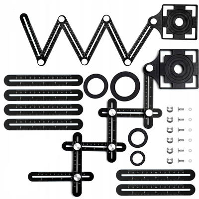 Tagred TA4104, Víceúčelové stavební pravítko 12 kusů