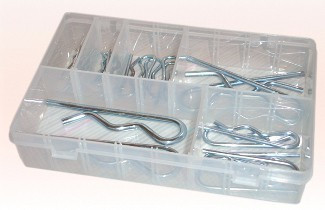 Sada pojistných závlaček 25 ks - pozinkovaných