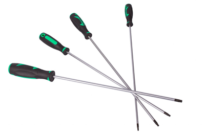 Sada dlouhých Torx šroubováků 4 ks