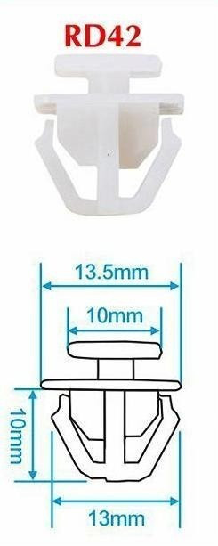 Plastové příchytky čalounění, 10 ks