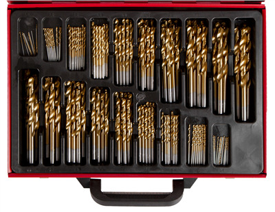 Sada vrtáků HSS do kovu 170 ks TITAN