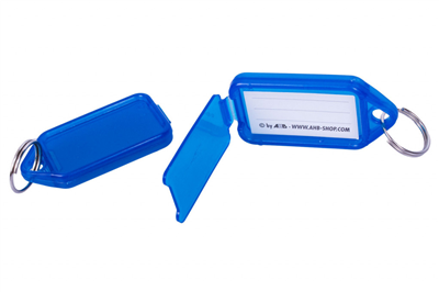 Vícebarevné CLICK plastové visačky na klíče - malé 100ks