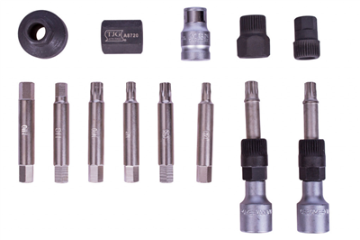 Sada adaptérů pro demontáž řemenice alternátoru