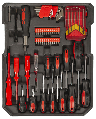 Sada nářadí v hliníkovém kufru s Gola sadou 1/2