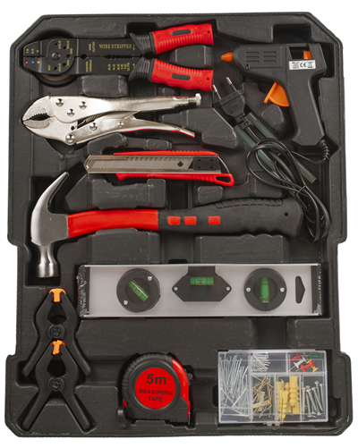 Sada nářadí v hliníkovém kufru s Gola sadou 1/2