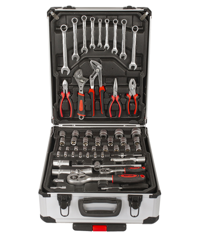 Sada nářadí v hliníkovém kufru s Gola sadou 1/2