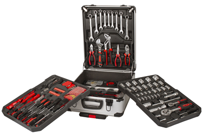 Sada nářadí v hliníkovém kufru s Gola sadou 1/2