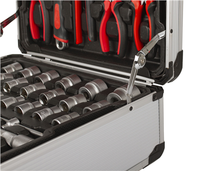 Sada nářadí v hliníkovém kufru s Gola sadou 1/2