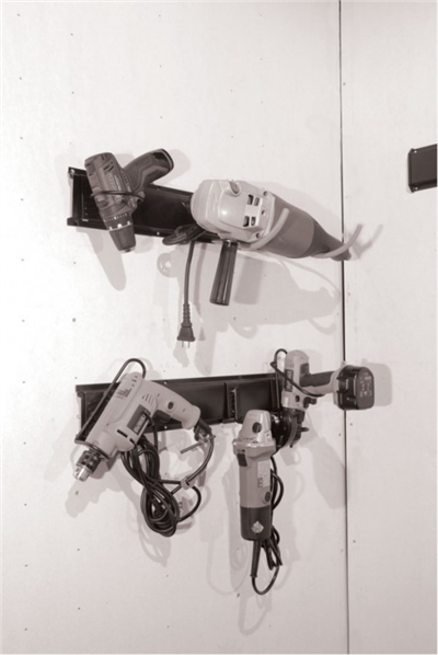 Závěsný systém do dílny na nářadí WORK, 8 ks