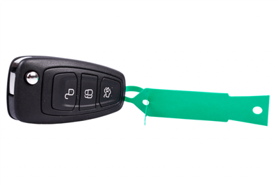 Zelené Econo ID plastové visačky na klíče, 1000ks