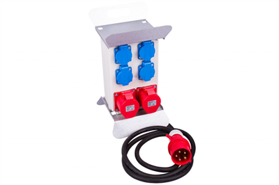 Mobilní rozvodná skříň 16A, 6 výstupů