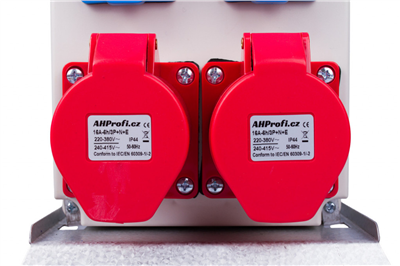 Mobilní rozvodná skříň 16A, 6 výstupů