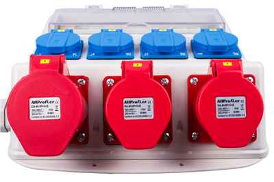 Mobilní rozvodná skříň 32A, 7 výstupů