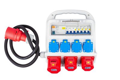 Mobilní rozvodná skříň 32A, 7 výstupů