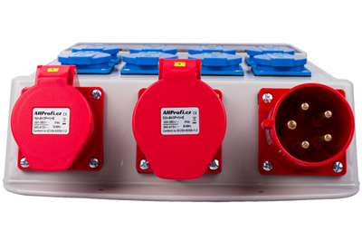 Mobilní rozvodná skříň 32A, 10 výstupů