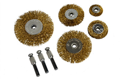 Sada vnějších drátěných kartáčů 5 ks