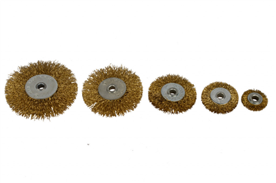 Sada vnějších drátěných kartáčů 5 ks