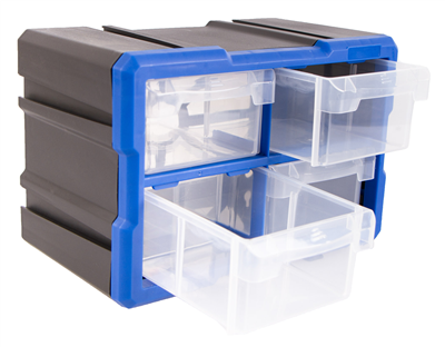 Plastový organizér, 4 boxy