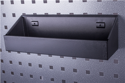 Police na spreje do děrované desky