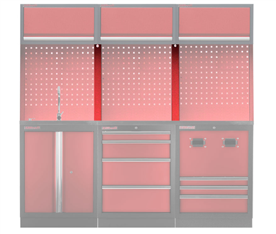 Středová lišta k PROFI děrované závěsné desce