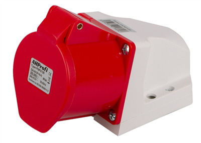 Zásuvka nástěnná 5P, 400 V, 32 A