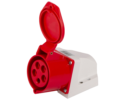 Zásuvka nástěnná 5P, 400 V, 32 A