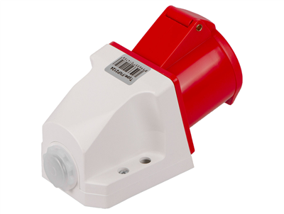 Zásuvka nástěnná 4P, 400 V, 32 A